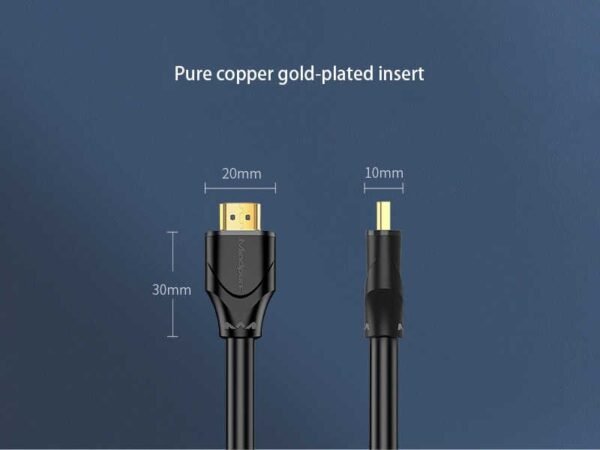 4k HDMI cable 19+1 oxygen-free copper core video cable(size)