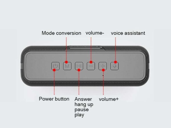 portable bluetooth speaker(button)
