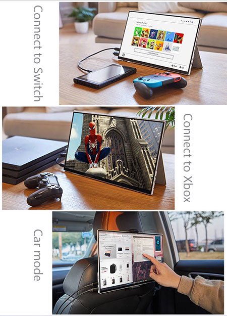 13 inch portable monitor(features)