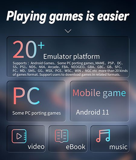 android portable game console(game format)