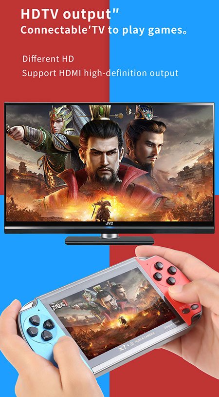 hand held game console(connect to tv)